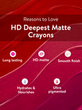 Deepest HD Matte Crayons