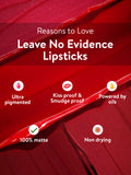 Leave No Evidence Kissproof Lipsticks