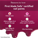 6 Rose Pink - Breathable Made Safe Longstay Nail Polish - Belora 